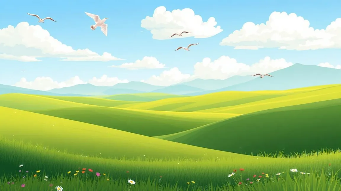 Open natural landscape symbolizing freedom and independence